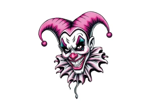 Silly jester tattoo idea