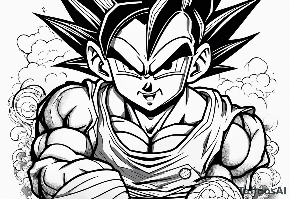 dragonball z tattoo idea