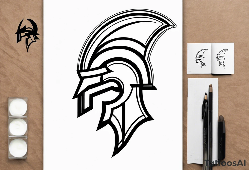 Ancient spartan symbol tattoo tattoo idea