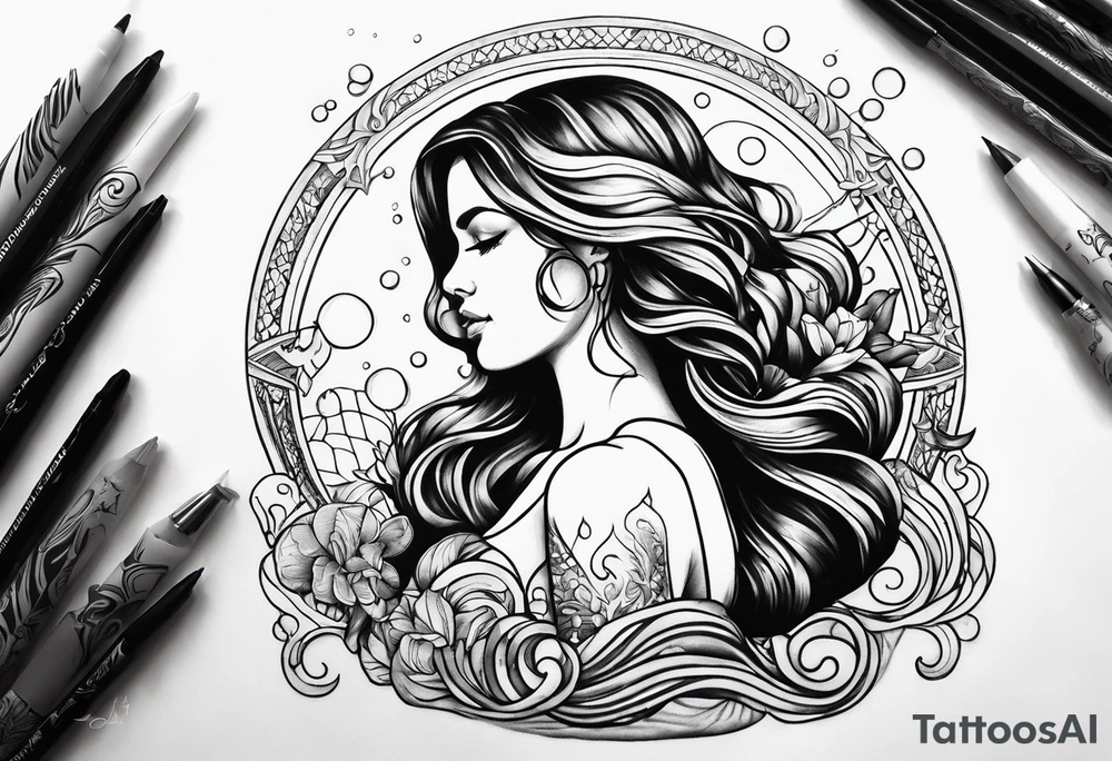 Aquarius tattoo idea