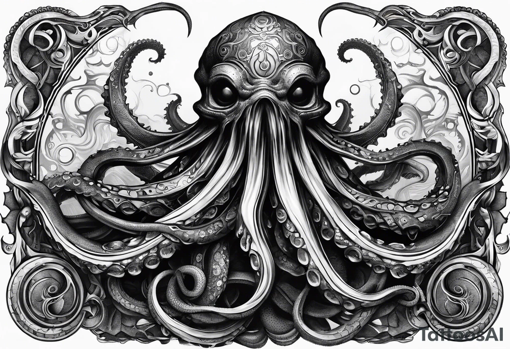 Kraken, up close, tattoo idea