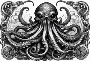 Kraken, up close, tattoo idea