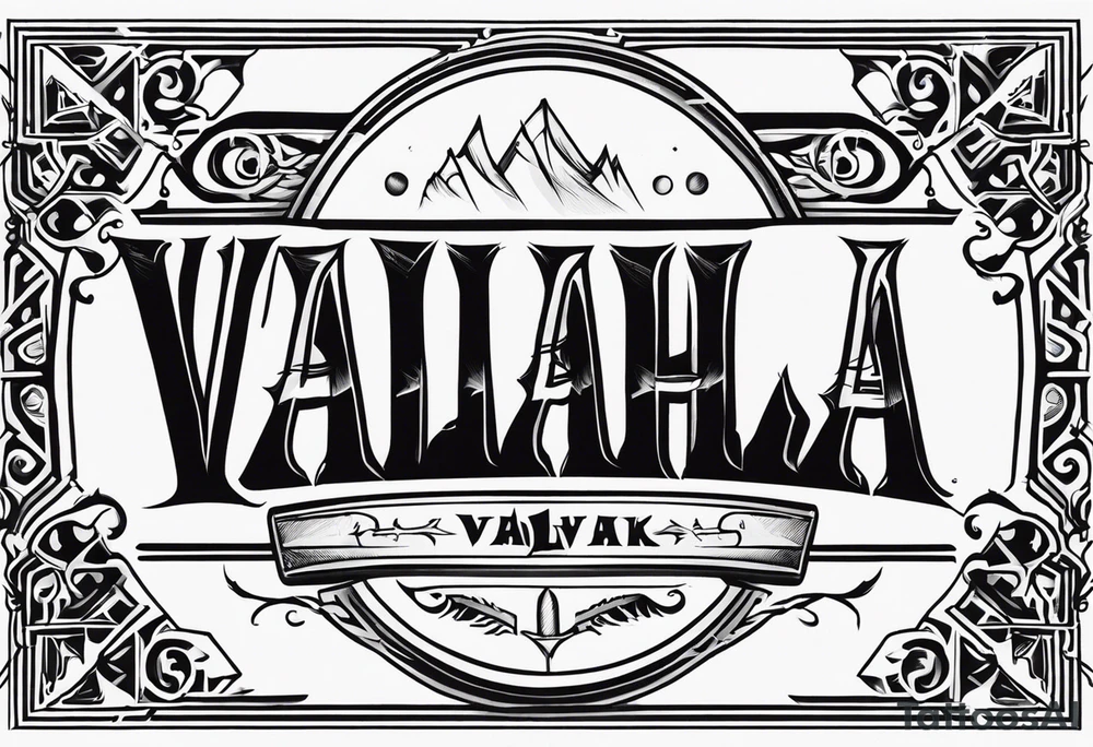 Valhalla tattoo idea