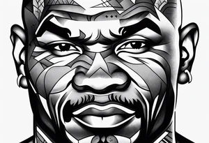 mike tyson face tattoo idea