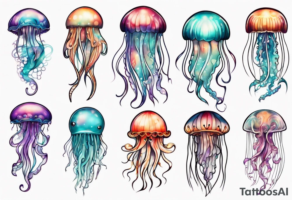 Jellyfish tattoo idea