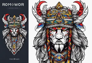 Romanian history worrior tattoo idea