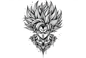 dragonball z tattoo idea