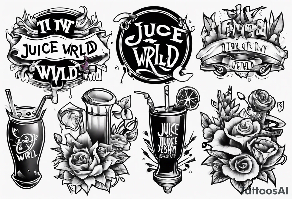 Juice wrld lyrics tattoo idea