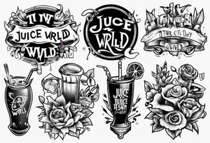 Juice wrld lyrics tattoo idea