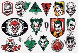 San siro stadium, joker tattoo idea