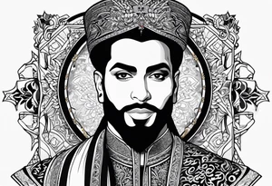 Prince ali in arabic tattoo idea