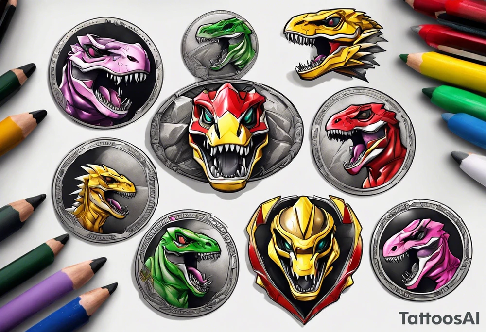 mighty morphin power rangers
tyrannosaurus coin
Christopher tattoo idea