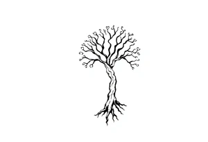 Irish shoulder tattoo, that is non-religious and has a Celtic tree tattoo idea