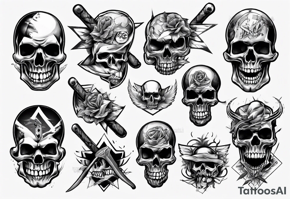 Hockey
no skulls tattoo idea