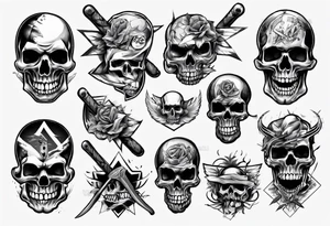 Hockey
no skulls tattoo idea
