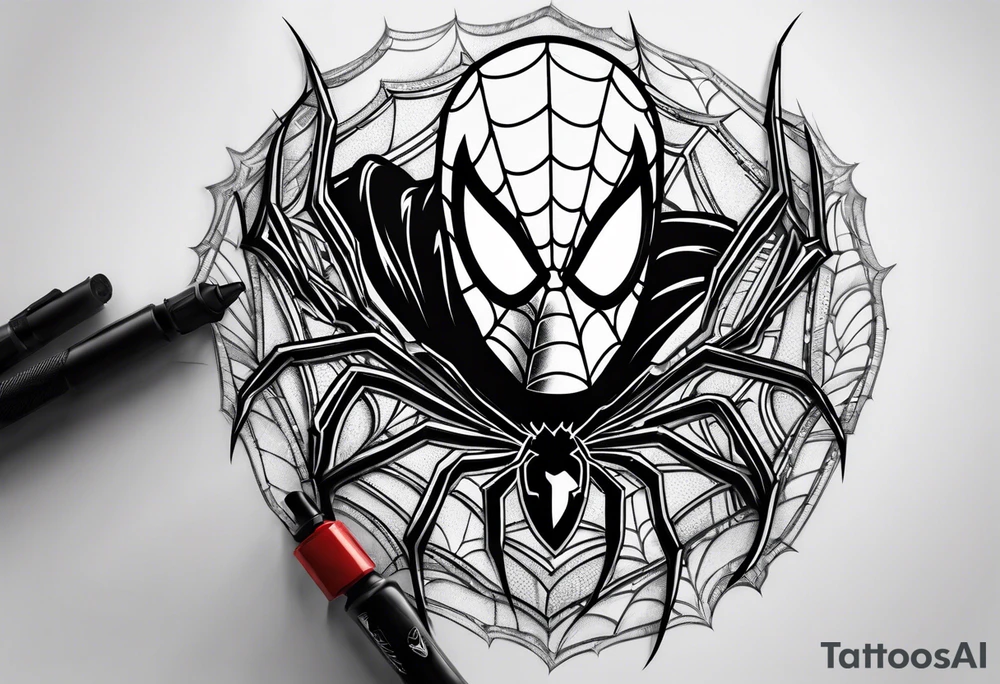 Spider-Man tattoo idea