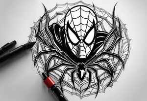 Spider-Man tattoo idea