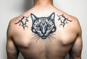Black Cat tattoo idea