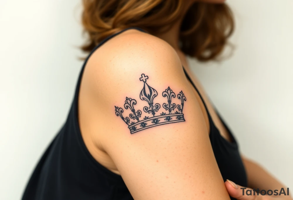 Royalty crown tattoo idea