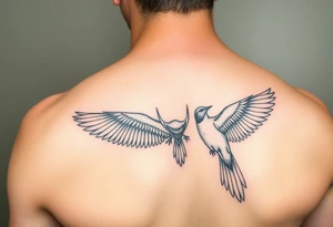 birds tattoo idea