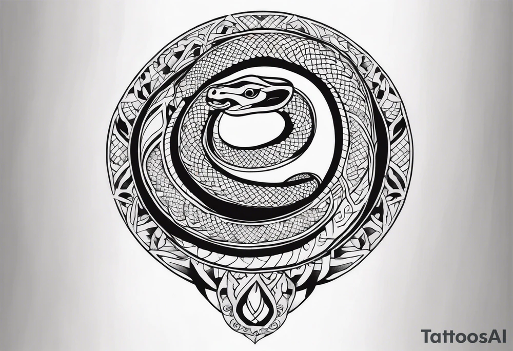 Snake tattoo idea