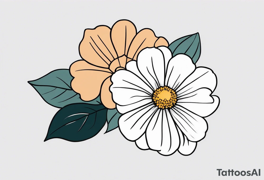 small minimalist flower tattoo tattoo idea