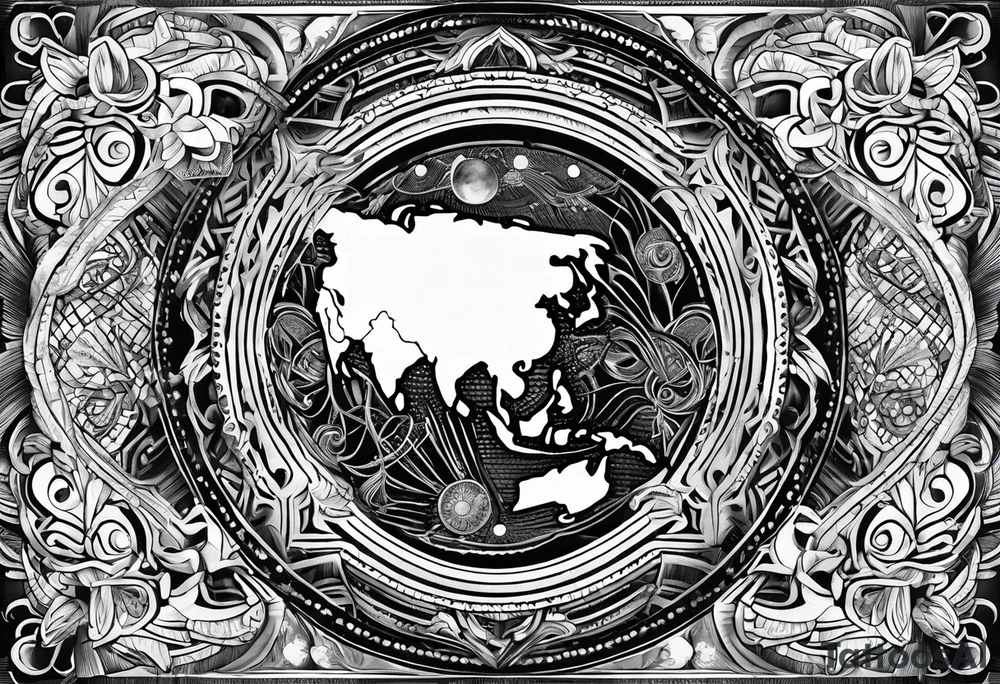 earth tattoo idea