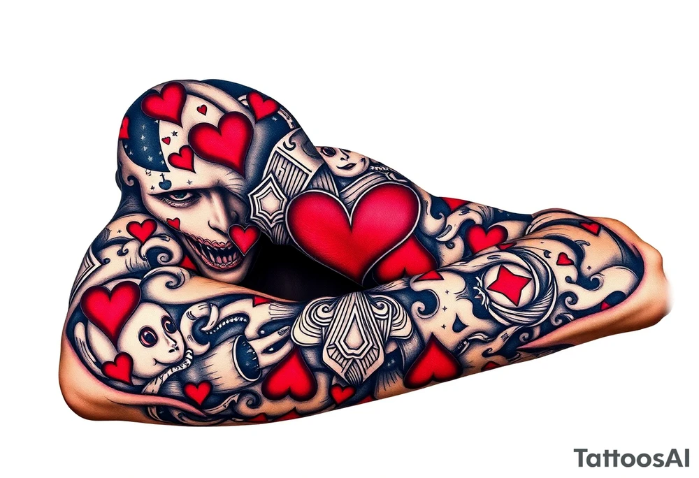 king of hearts tattoo idea