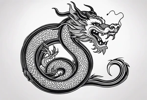 Traditional Chinese Dragon tattoo idea
