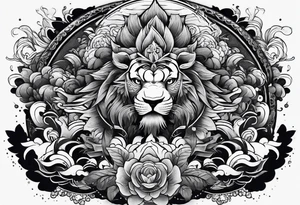 Japanese theme on forearm for men tattoo idea