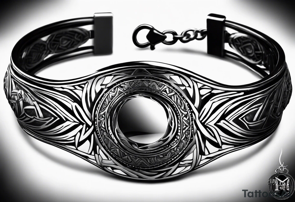 scottish bracelet with MKB tattoo idea