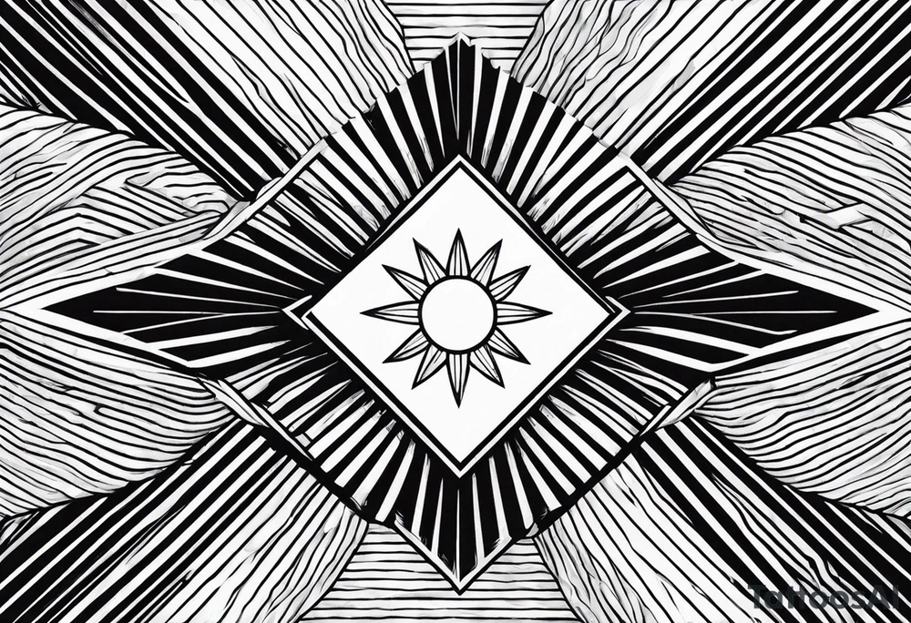 Filipino flag tattoo idea