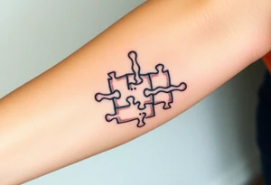 puzzle tattoo idea