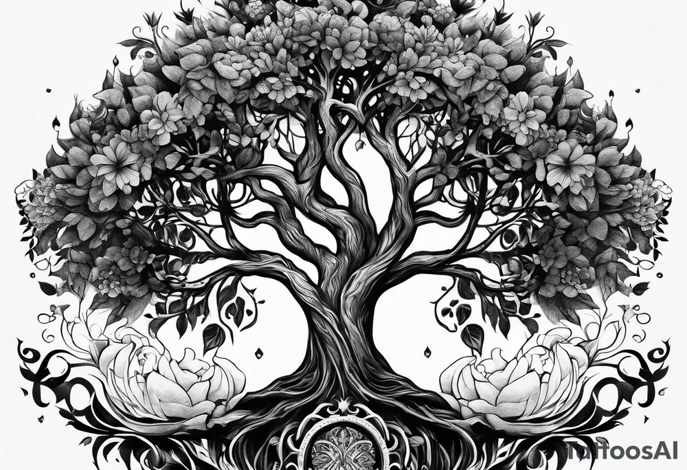 tree of life tattoo idea