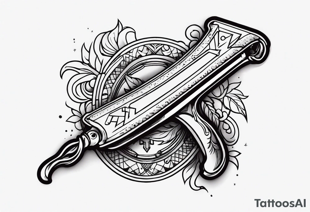 old 
razor tattoo idea