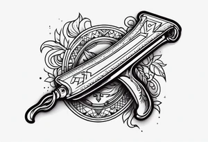 old 
razor tattoo idea
