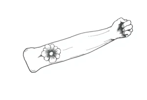 Forearm tattoo tattoo idea