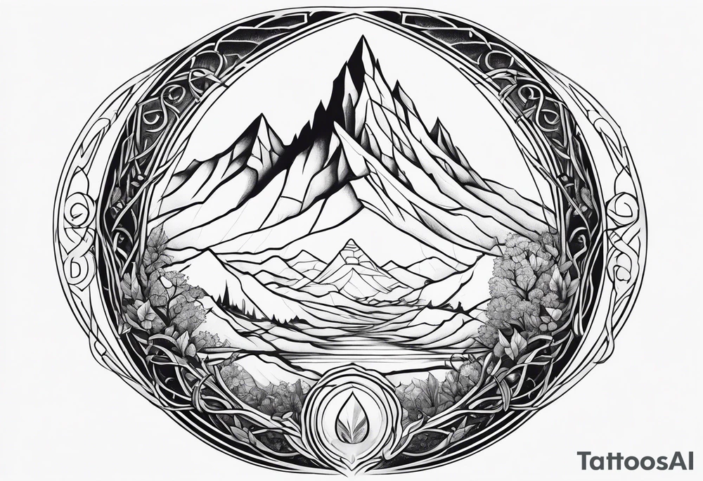 THE LORD OF THE RINGS tattoo idea