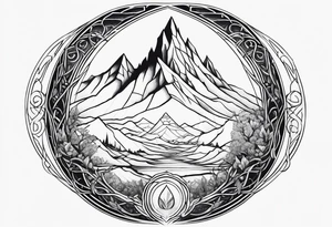 THE LORD OF THE RINGS tattoo idea