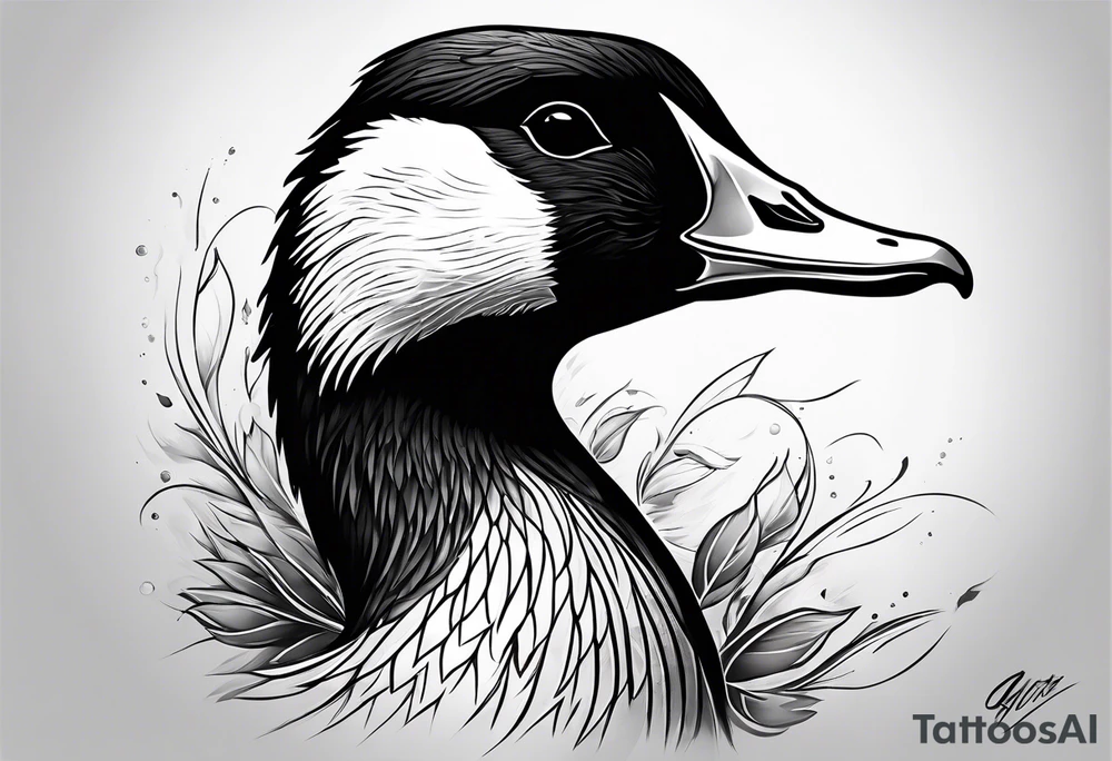 canadian goose furious tattoo idea