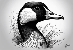canadian goose furious tattoo idea