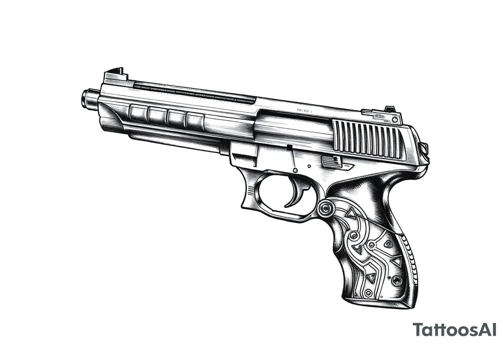 gun tattoo idea