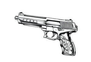 gun tattoo idea