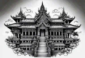 camboya temple tatto tattoo idea