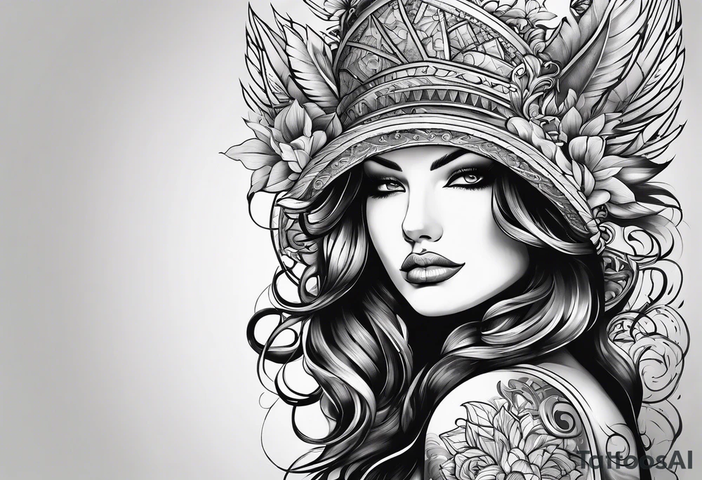 Number 14 in a fierce font tattoo idea