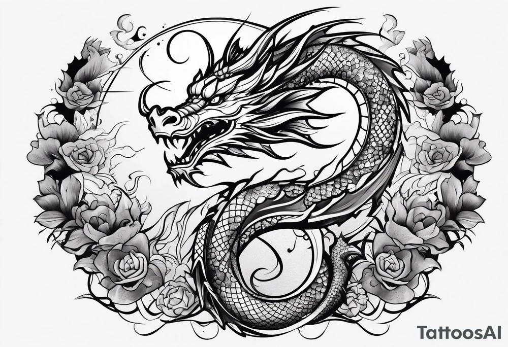dragon tattoo idea