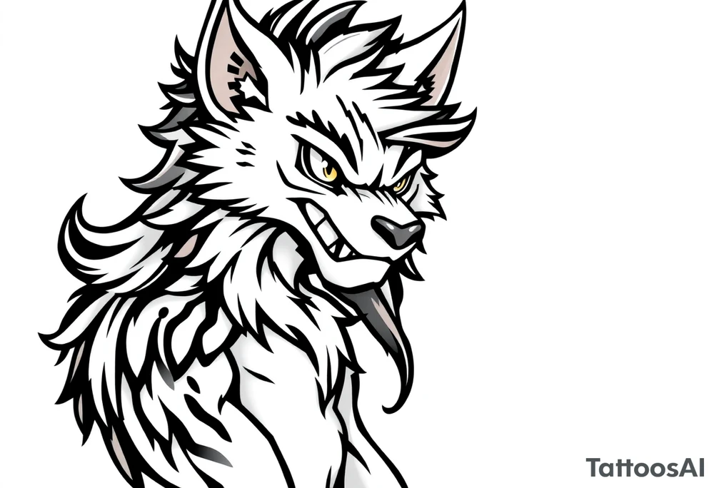furry cartoon fursona ANTHROPOMORPHIC HUMAN masculine tattoo idea