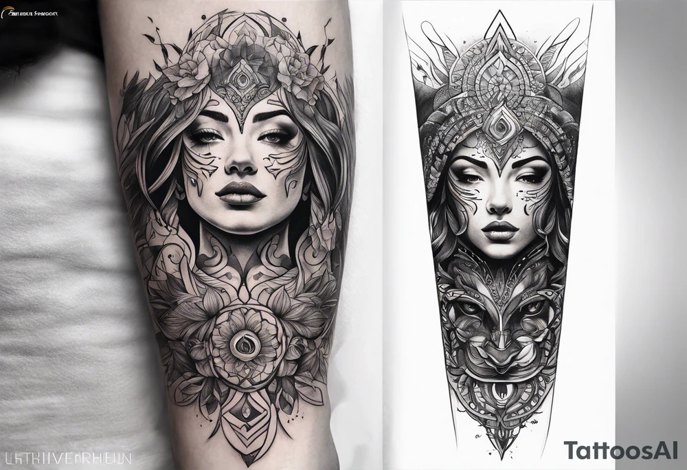 Reincarnation forearm tattoo tattoo idea