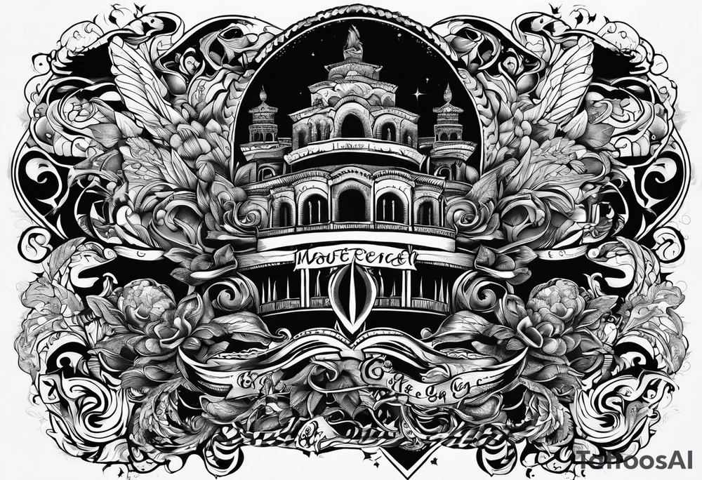 “If you’re going thru hell keep going” tattoo idea