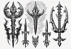 Ukrainian Trident tattoo idea